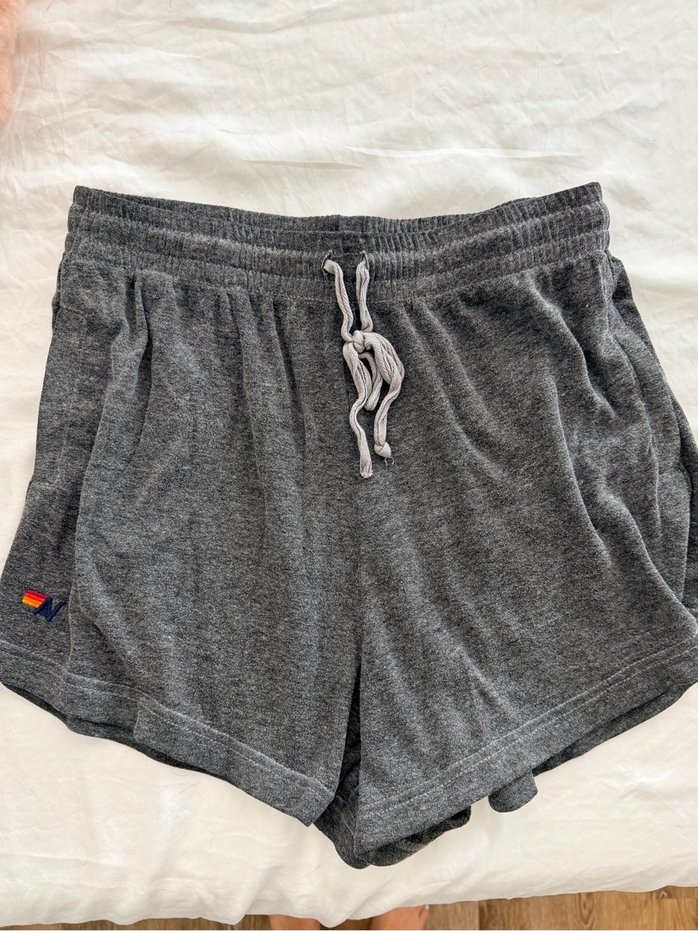 Aviator Nation Heather Charcoal Lounger Shorts